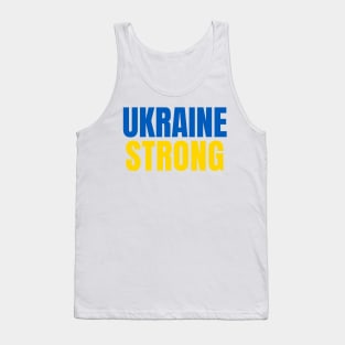 Ukraine Strong - Ukraine Flag - Show Support Tank Top